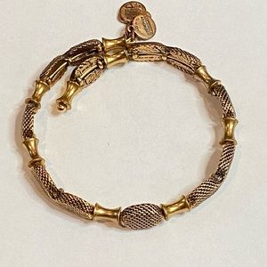 Alex and Ani Vintage Sixty Six Gold Wrap Bracelet